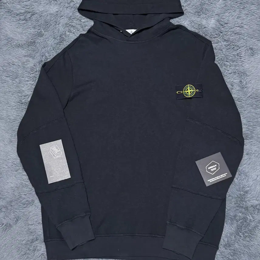 [BUNJANG] Stone Island 24-25 Black Hoodie 2XL / [24-25년식/2XL]스톤아일랜드 후드티 블랙
