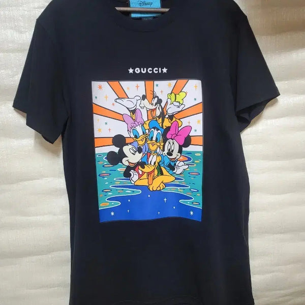 [BUNJANG] Gucci Mickey Mouse Collaboration Oversized T-Shirt (Unisex) / (정품/S급) 구찌  미키마우스 오버사이즈 (남녀공용)