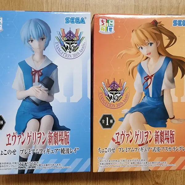 [BUNJANG] Evangelion Rei & Asuka Noodle Stopper Figure (Sealed) / (미개봉)에반게리온 레이&아스카 누들스토퍼