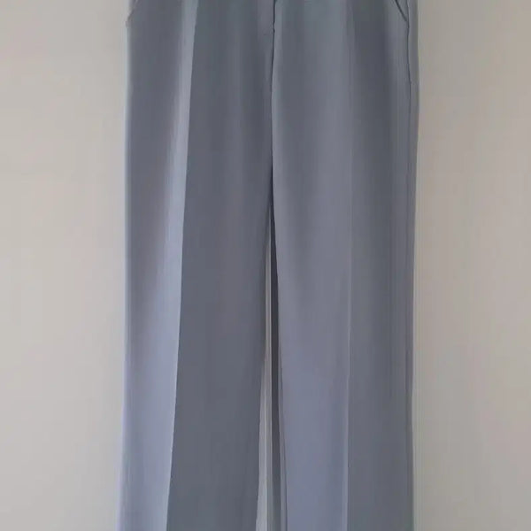 [BUNJANG] Yozme Straight Fit Slacks - Summer Sky Blue (New) / YOZME]여름 하늘색 슬랙스/스트레이트 팬츠/핏예쁜 일자바지(새 제품)