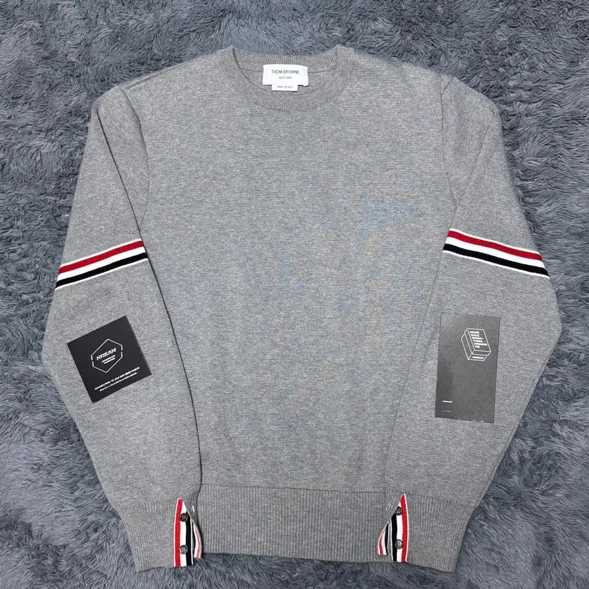 [BUNJANG] Thom Browne Milano Stitch Knit Armband Grey Size 3 / [25년식/3]톰브라운 암밴드 밀라노스티치 니트