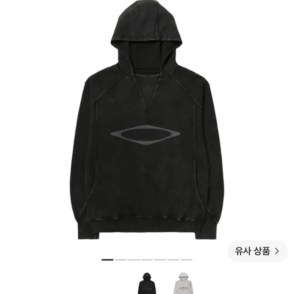 [BUNJANG] Mischief Bleached Pullover Hoodie Washed Black M / 미스치프 블리치드 풀오버 후드 워시드 블랙 M