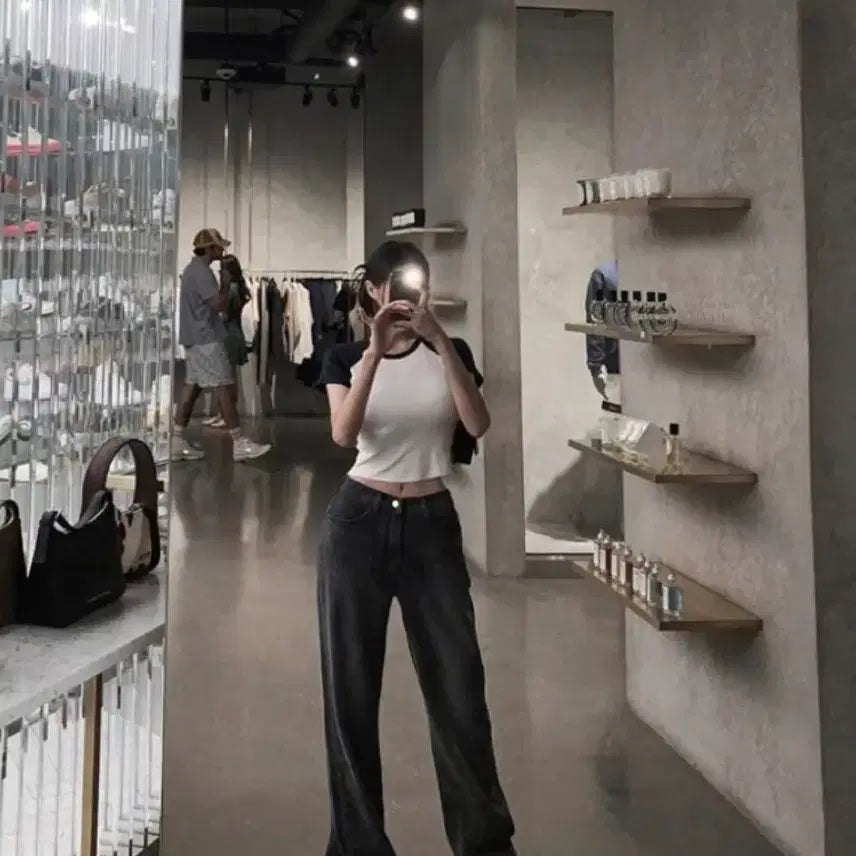 [BUNJANG] GOOZZ Soft Raw Denim (Black Blue) S / 구즈 소프트 로우 데님 s (흑청)