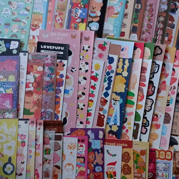 [BUNJANG] Assorted Sticker Bundle (Various Artists, Ins, Daiso) / !!처분목적 랜덤 스티커!!여러작가님,인스,다이소스티커 등