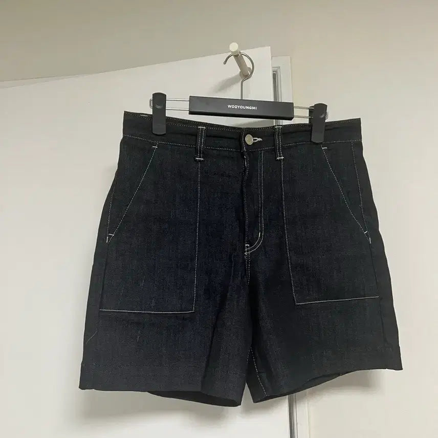 [BUNJANG] Solid Homme Raw Denim Shorts Size 48 / 솔리드옴므 생지 데님 반바지 48사이즈
