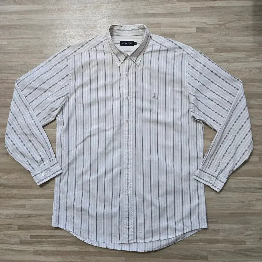 [BUNJANG] Beanpole Striped Shirt / 110) 빈폴 스트라이프 셔츠