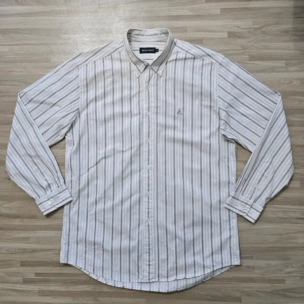 [BUNJANG] Beanpole Striped Shirt / 110) 빈폴 스트라이프 셔츠