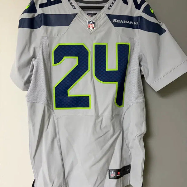 [BUNJANG] Seattle Seahawks Marshawn Lynch Authentic Jersey / Nfl 시호크스 시혹스 마션린치 유니폼
