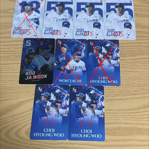 [BUNJANG] Samsung Lions Baseball Team 2025-2026 Blue Photocard Set / 삼성라이온즈 25,26년 블루포카