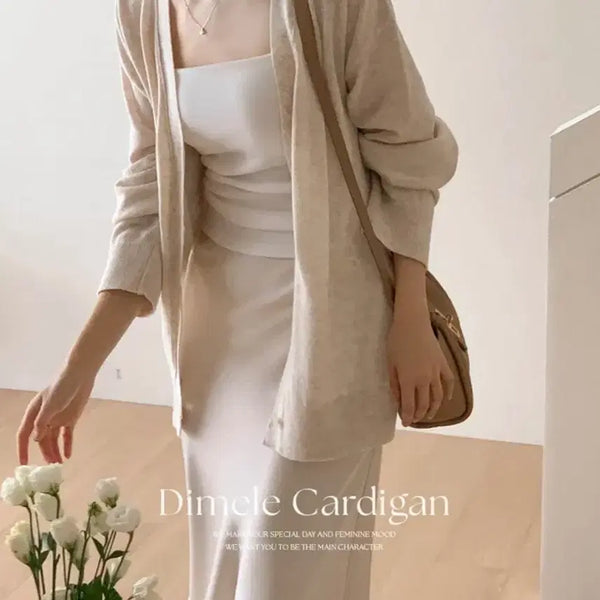 [BUNJANG] Fromthe90s Dimelr Loose Fit Knit Cardigan / *프롬데이원* 디멜르 루즈핏 니트가디건