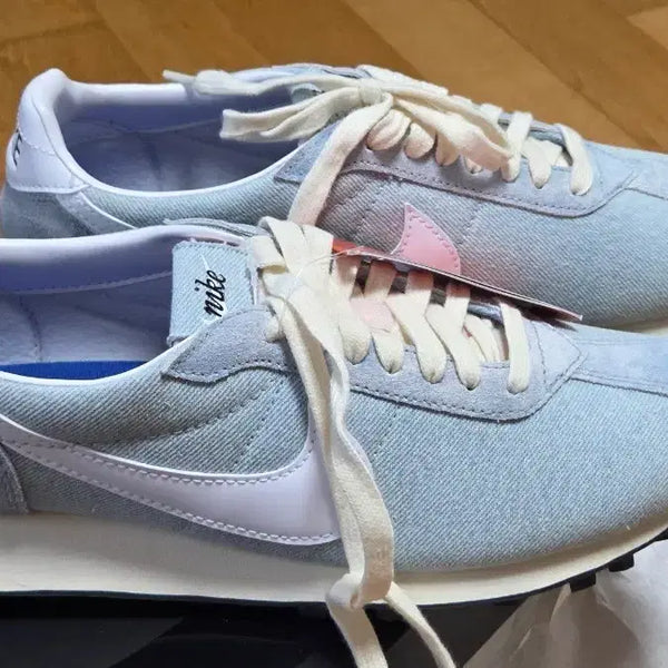 [BUNJANG] Nike Denim Swoosh Sneakers (260) / 나이키 데님 스우시 스니커즈 260