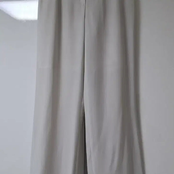 [BUNJANG] ANSICH Summer Light Grey Wide Slacks Pants (New) / ANSICH]안지크 여름 연회색 슬랙스/와이드 팬츠/통바지(새 제품)