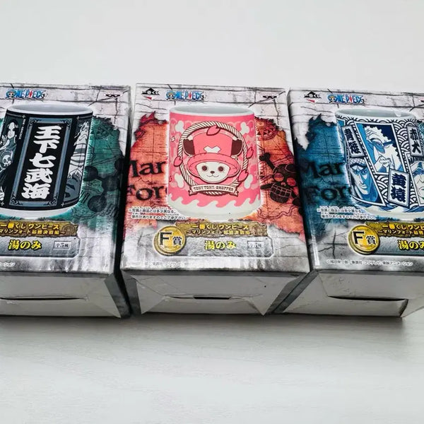 [BUNJANG] One Piece Uniform Ver. F Prize Ceramic Cup Set / 새상품 일괄) 원피스 제복 F상 도자기 컵 세트