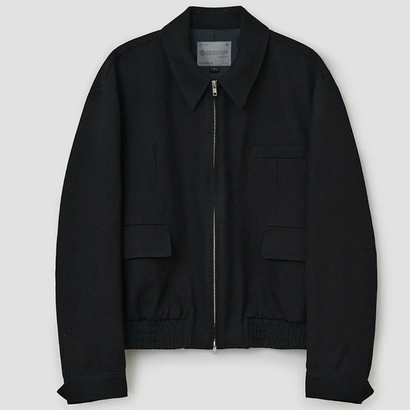 [BUNJANG] Bellier Diagonal Blouson Raven Black Size 03 (95) / 벨리에 다이에그널 블루종 레이븐블랙 03 95 사이즈