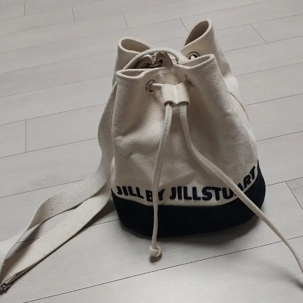 [BUNJANG] JILL by JILLSTUART Canvas Drawstring Bag / 질바이질스튜어트 캔버스 복조리백