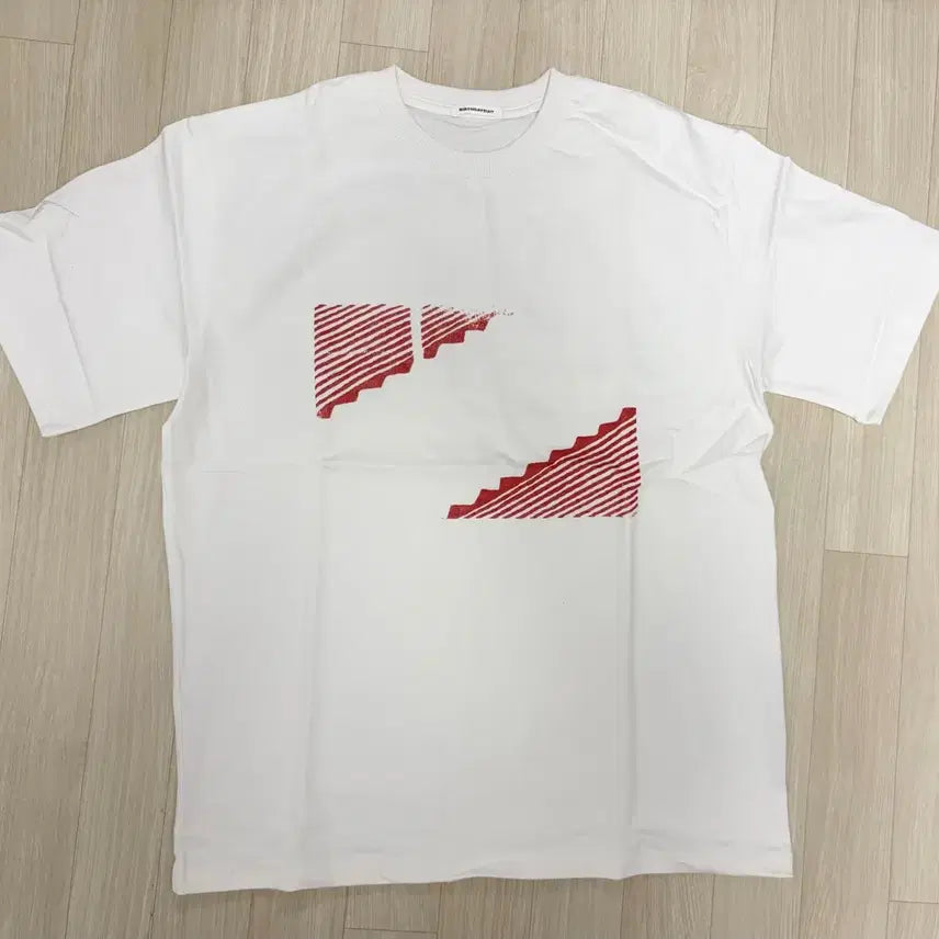 [BUNJANG] Birthday Suit Printing Short Sleeve T-Shirt White L / 벌스데이수트 프린팅 반팔 화이트 L 새상품