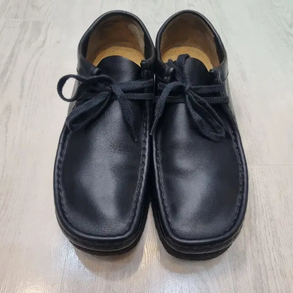 [BUNJANG] Clarks Black Leather Wallabee UK 6.5 / 클락스 블랙 레더 왈라비 255