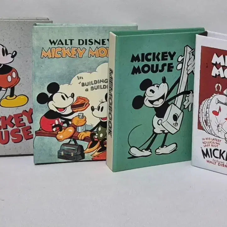 [BUNJANG] Classic Mickey Mouse Hardcover Memo Pad Set / 고전 미키 양장  포스트잇 메모지