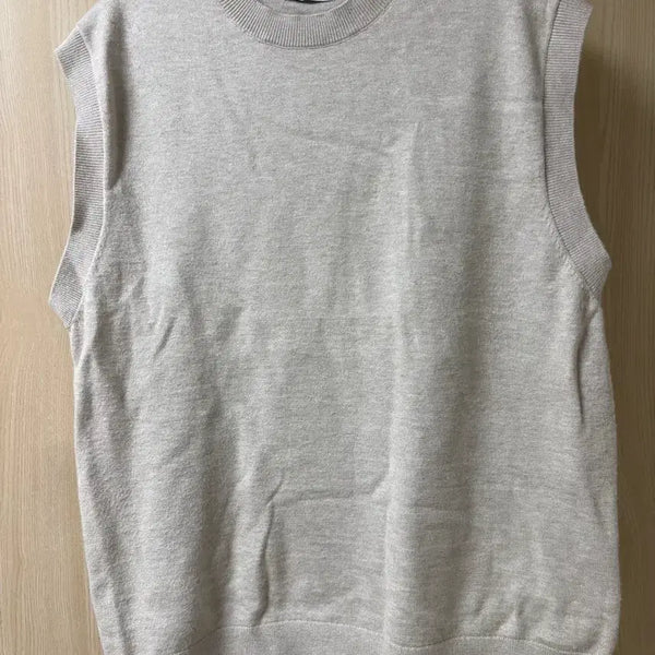 [BUNJANG] Polo Ralph Lauren Beige Crew Neck Knit Vest / 폴햄 베이지 라운드넥 니트 조끼