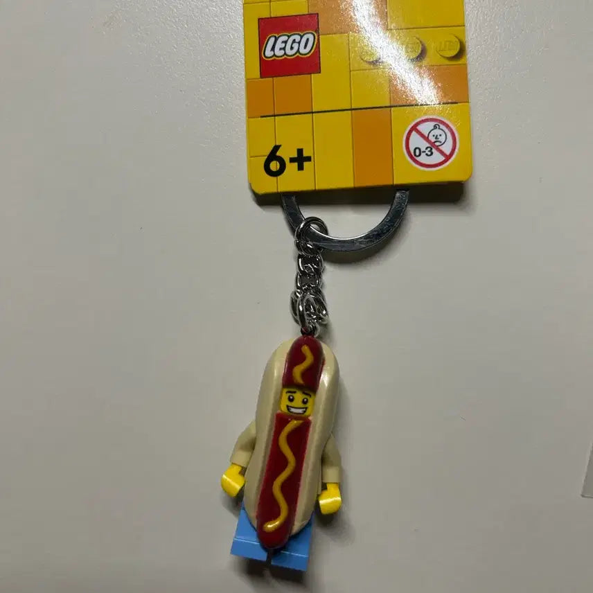 [BUNJANG] LEGO Hot Dog Keychain / 레고 핫도그 키링