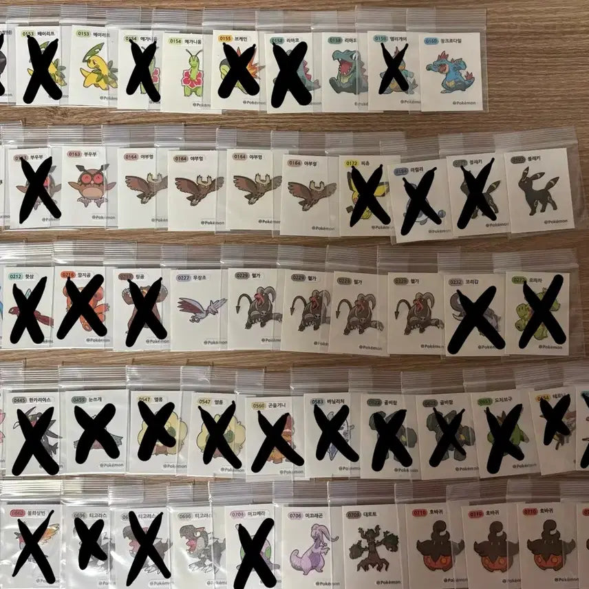 [BUNJANG] Pokemon Season 3 Stickers / 포켓몬 시즌3 띠부씰 판매 & 교환