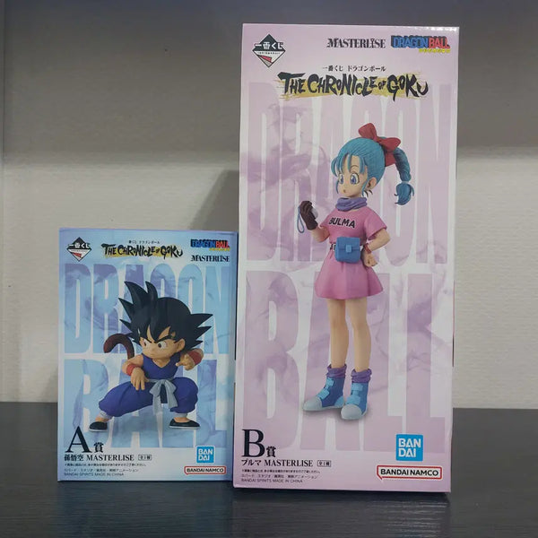[BUNJANG] Dragon Ball Ichiban Kuji THE CHRONICLE OF GOKU Son Goku & Bulma Figure Bundle Set / 드래곤볼 손오공 A상 부르마 B상 일괄 제일복권 크로니클 이치방쿠지