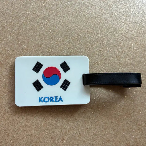 [BUNJANG] Korean Flag Carrier Name Tag / 태극기 캐리어 네임택