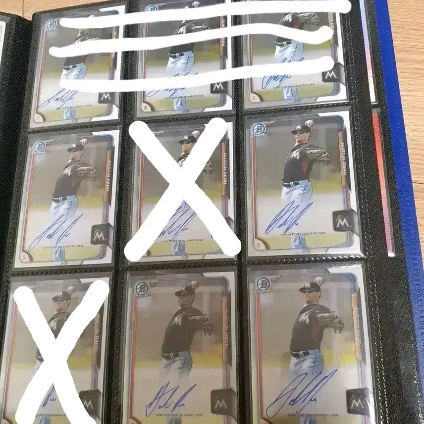 [BUNJANG] LG Twins Austin Dean Autographed Baseball Card - Rookie Era / LG트윈스 엘지 오스틴 딘 싸인카드 친필 싸인 오토 미국 MLB 신인시절