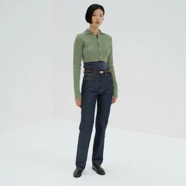 [BUNJANG] Our Lee Hard Twist 5P Denim Pants (Women's) / 오라리 하드 트위스트 5P 데님 판매합니다.(여성)