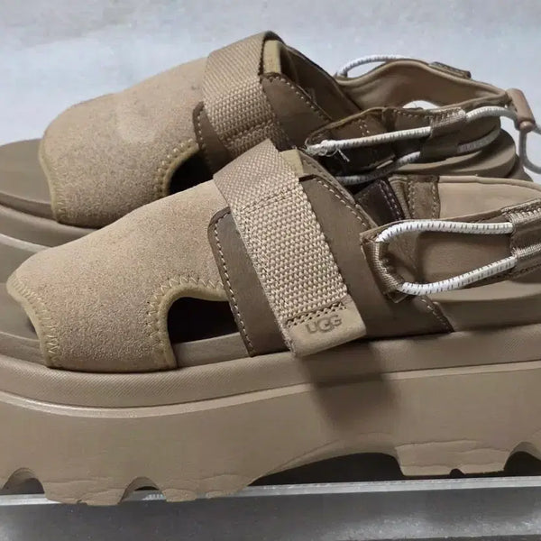 [BUNJANG] UGG Cady Leather Platform Sandals (Women's, 235-240) / 어그 UGG 캐디 가죽 키높이 샌들 여성용 235~240