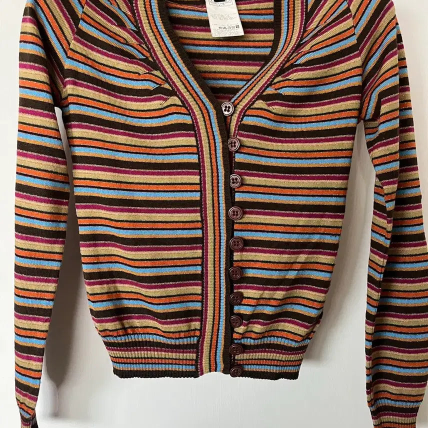 [BUNJANG] Dolce & Gabbana Vintage Striped Cardigan / 돌체앤가바나 빈티지 스트라이프 가디건