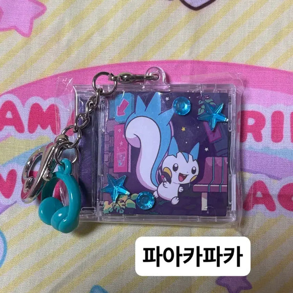 [BUNJANG] Pokemon Metamon Playground Pachirisu CD Gacha Keyring / 메타몽 놀이터 포켓몬 CD 가챠 키링 파치리스