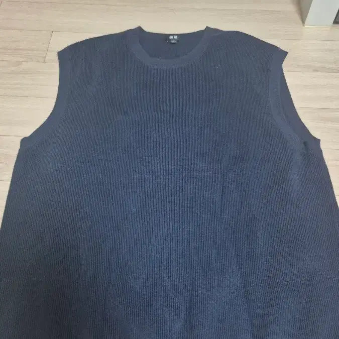 [BUNJANG] Uniqlo Navy Short Sleeve Knit XL / 유니클로 네이비 반팔 니트 xl