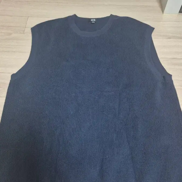 [BUNJANG] Uniqlo Navy Short Sleeve Knit XL / 유니클로 네이비 반팔 니트 xl