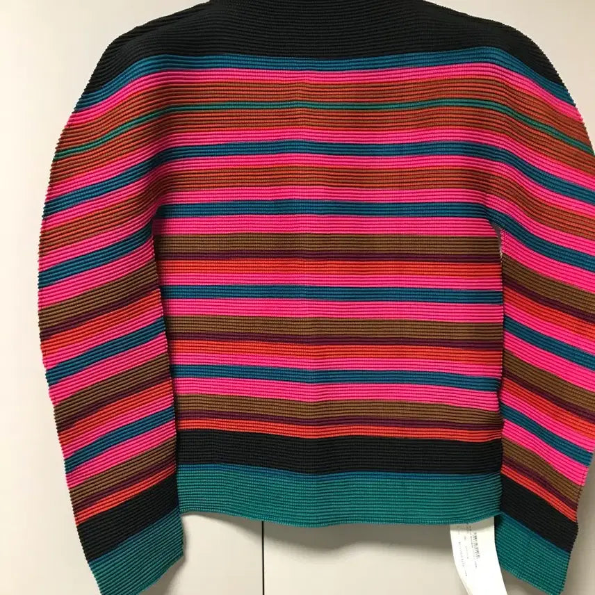 [BUNJANG] Issey Miyake Pleats Please Striped Top / 이세이미야케 플리츠플리즈 미 새제품 스트라이프  탑