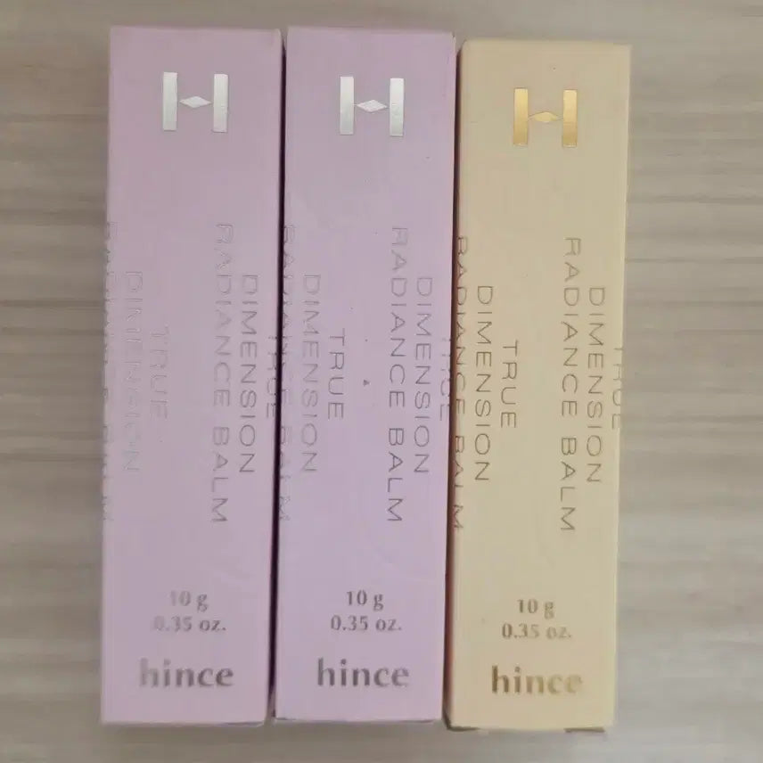 [BUNJANG] Hince True Dimension Radiance Balm Set (3 Colors) / 힌스트루 디멘션 래디언스밤 10g 3개일괄 새상품