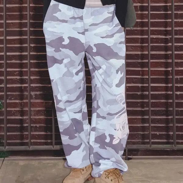 [BUNJANG] NYXXX Emblem Printing Cargo Pants Camo S / 엔와이엑스엑스 엠블럼 프린팅 조거 팬츠 카모 s