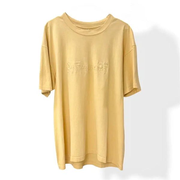 [BUNJANG] 90s Anvil San Francisco California Embroidered T-Shirt / 90s 앤빌 자수 빈티지 싱글스티치 티셔츠