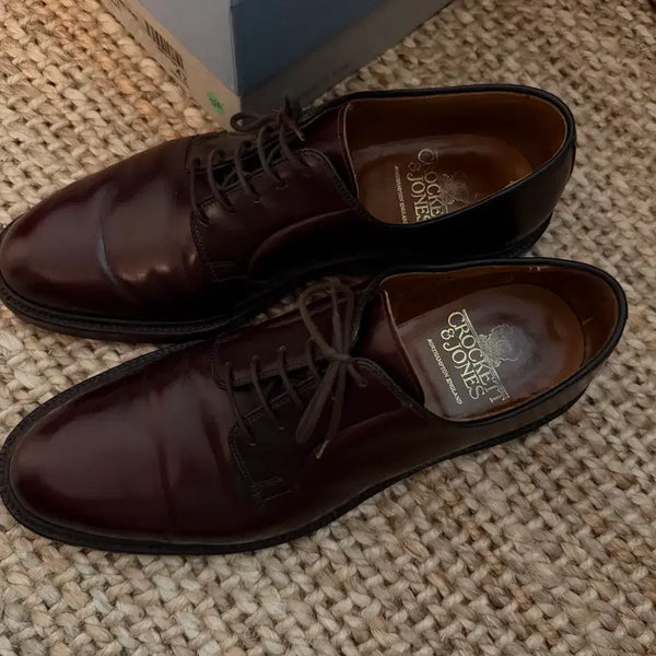 [BUNJANG] Crockett & Jones Lanark Burgundy Derby Shoes UK 8 / (UK8) 크로켓앤존스 lanark 버건디
