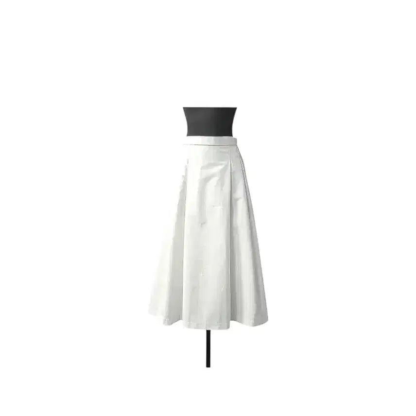 [BUNJANG] Uniqlo Pintuck Midi Skirt / 유니클로 핀턱 미디스커트