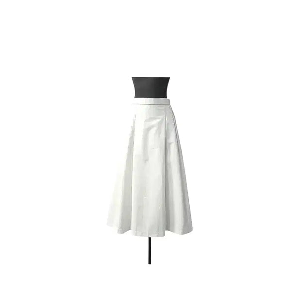 [BUNJANG] Uniqlo Pintuck Midi Skirt / 유니클로 핀턱 미디스커트