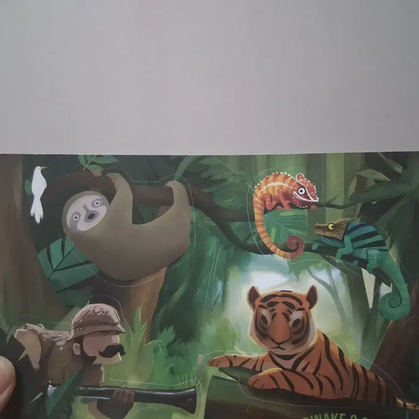 [BUNJANG] Jungle Animals Sticker Pack / 정글 동물 스티커 팩