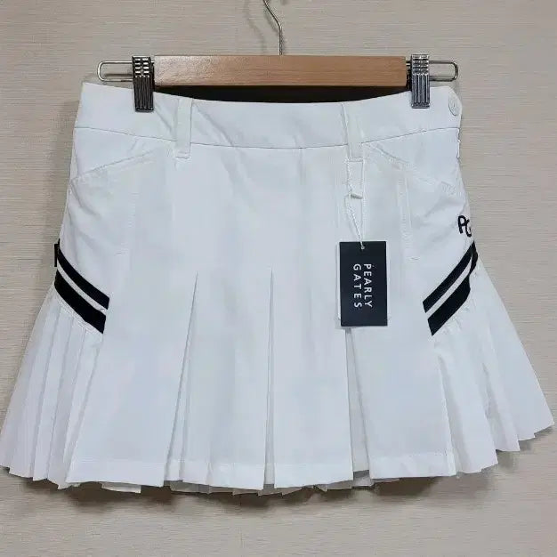 [BUNJANG] Pearly Gates Women's Pleated Culottes Skirt White Size 0 / 파리게이츠 여성 플리츠 큐롯 스커트 (새상품)