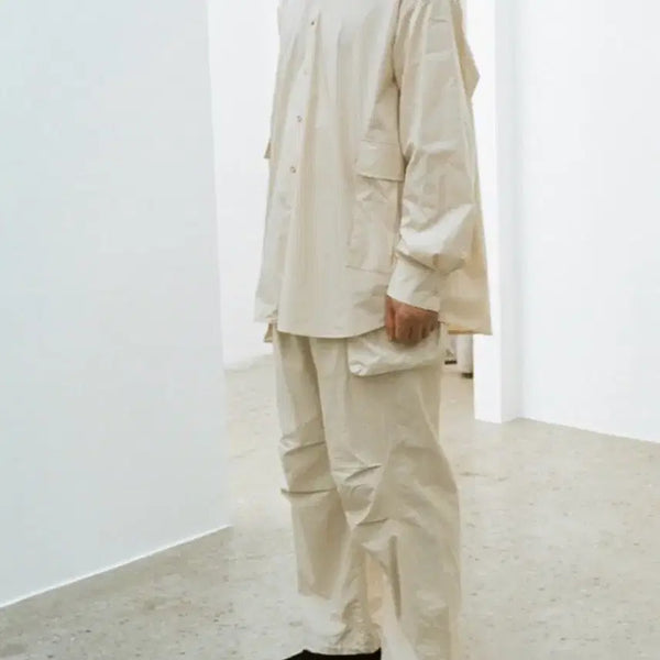 [BUNJANG] AUTOMATIC FOR THE PEOPLE Side Pocket Ecru Shirt / (2) 오토매틱포더피플 사이드포켓 에크루 셔츠
