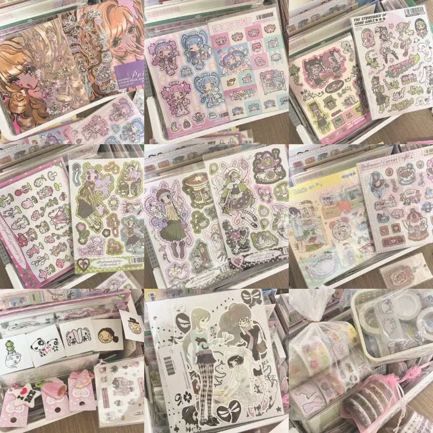 [BUNJANG] Mixed Sticker Pack for Journaling / [믹스 스티커팩] 다꾸 스티커 문구 다이어리 닷닷닷 마테 키스컷 띵