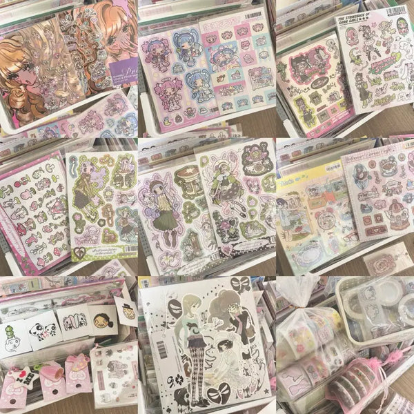 [BUNJANG] Mixed Sticker Pack for Journaling / [믹스 스티커팩] 다꾸 스티커 문구 다이어리 닷닷닷 마테 키스컷 띵