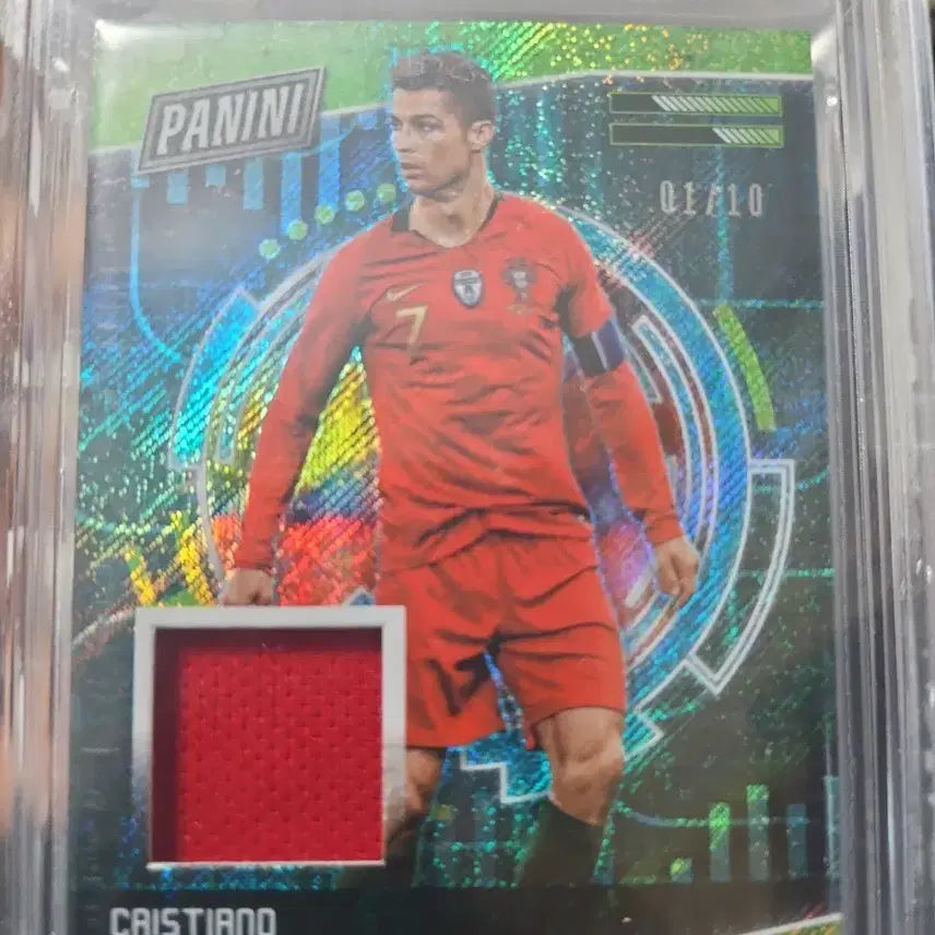 [BUNJANG] Panini Cristiano Ronaldo Jersey Patch Card 01/10 BGS 8 / 파니니 크리스티아누 호날두 유니폼 패치 카드 01/10