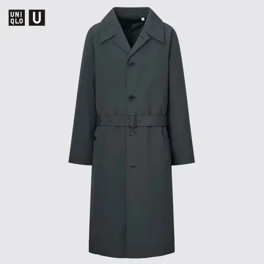 [BUNJANG] Uniqlo U Trench Coat XL Dark Gray / 유니클로U 트렌치 코트 XL 다크그레이