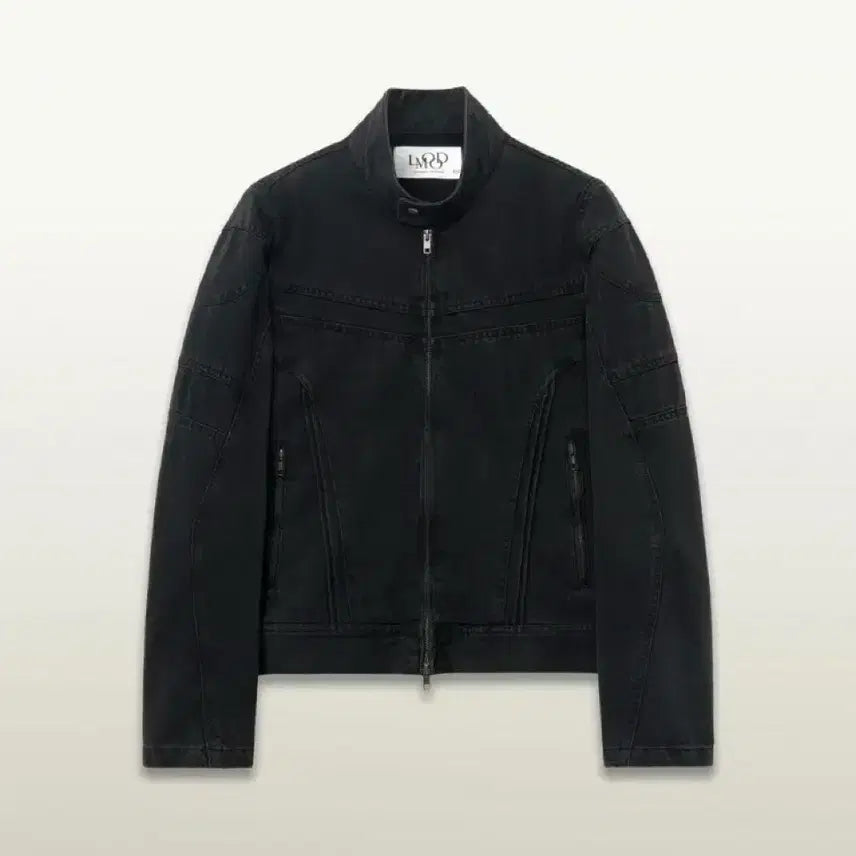 [BUNJANG] Elmood ASH Denim Biker Jacket Vintage Black / [44] 엘무드 애쉬 데님 바이커 자켓 빈티지 블랙