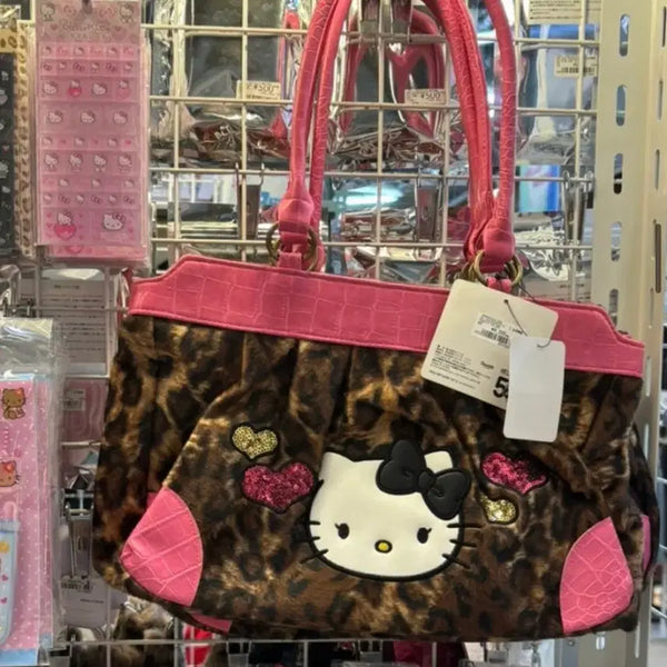 [BUNJANG] Spinns Shibuya 109 Kitty Leopard Bag / 스핀스 스핀즈 시부야109 키티 레오파드 가방 갸루 키티가방 마즈 호피